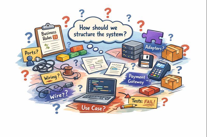 Placing an order building blocks